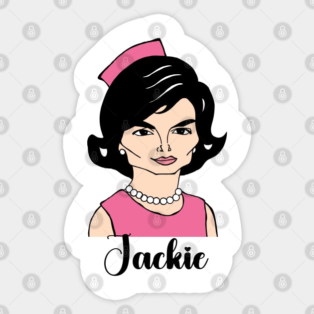 JACKIE KENNEDY FAN ART!! Sticker by cartoonistguy